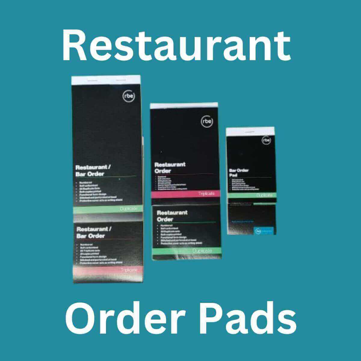 NCR Restaurant Order Pads