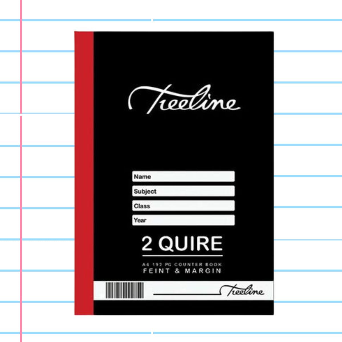 A4 2 Quire Hard Cover Exercise Books - 192 Page