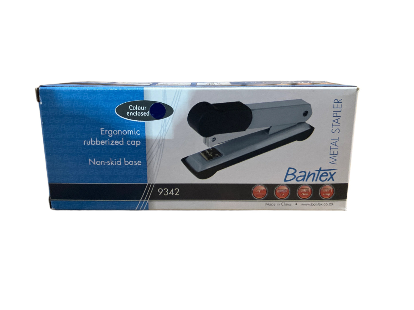 Bantex metal stapler 9342 (blue)