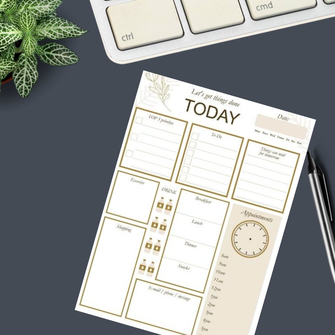 Let's Get Things Done Today Planner