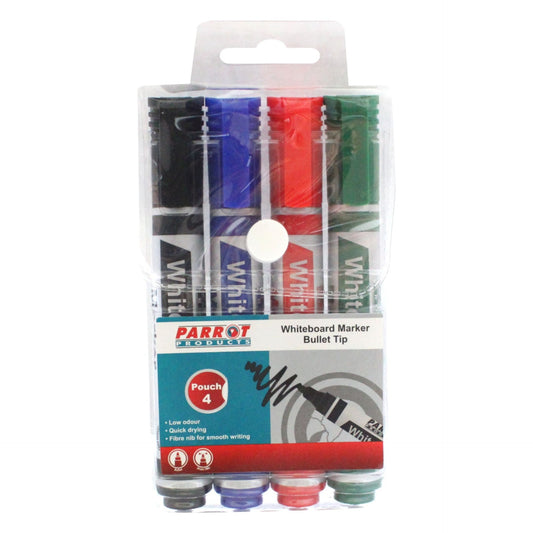 Parrot Bullet Whiteboard Marker Pouch - 4 Pack