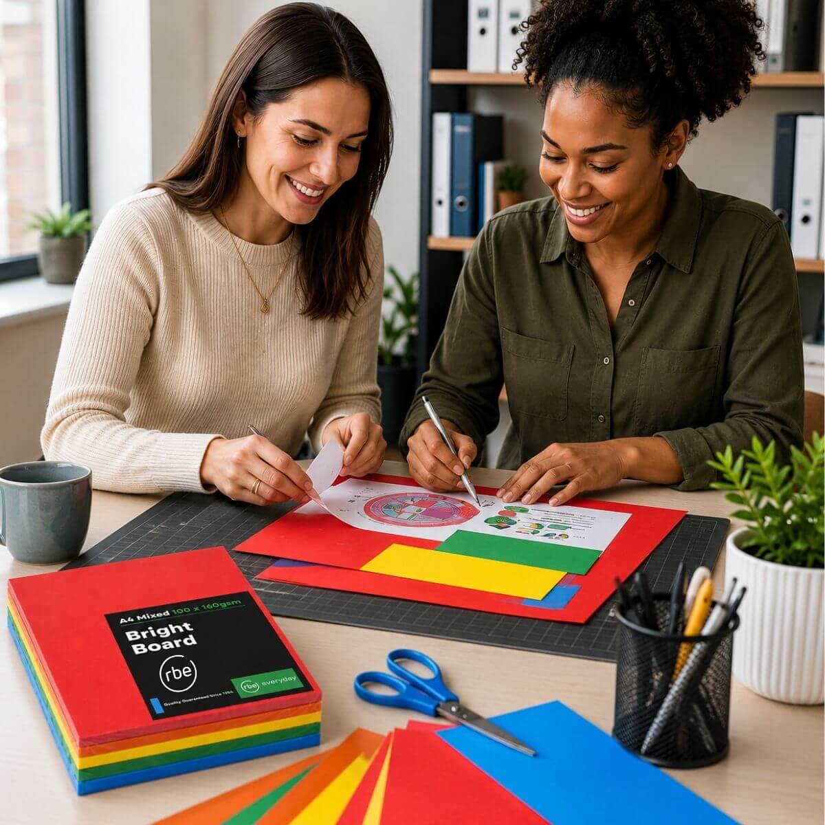 RBE Bright Assorted Paper & Board