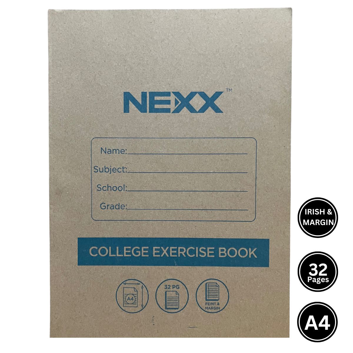A4 32 Page Soft Cover Exercise Books