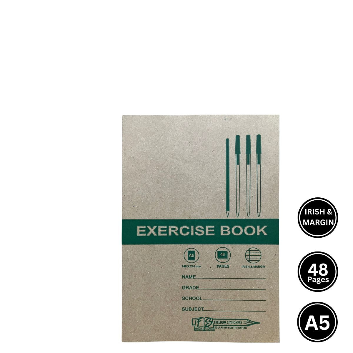 A5 48 Page Soft Cover Exercise Books