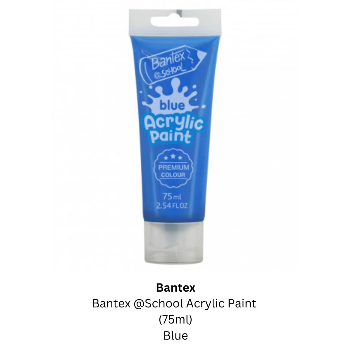 Bantex @ School Blue Acrylic Paint - 75ml