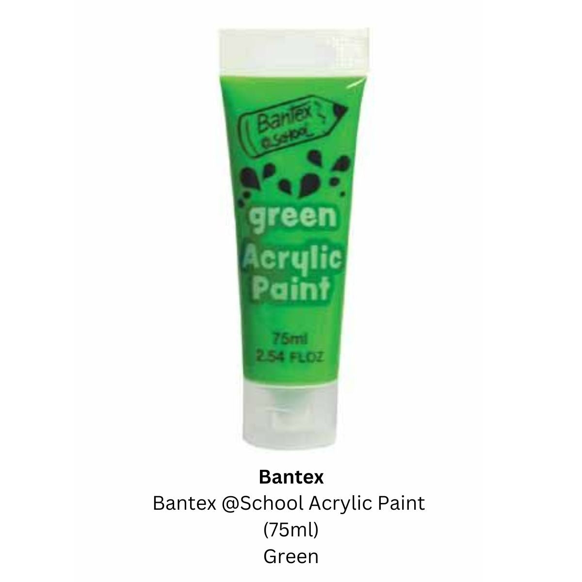 Bantex @ School Green Acrylic Paint - 75ml