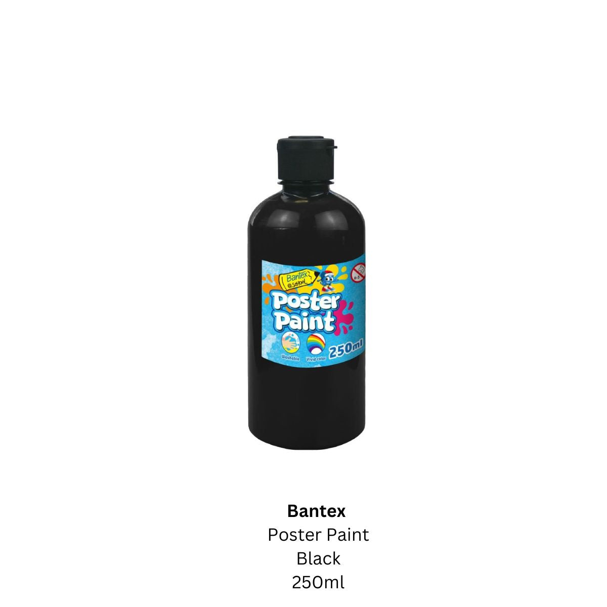 Bantex @ School Black Poster Paint