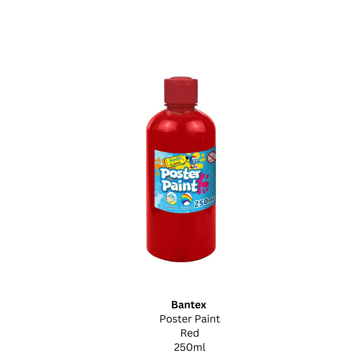 Bantex @ School Red Poster Paint