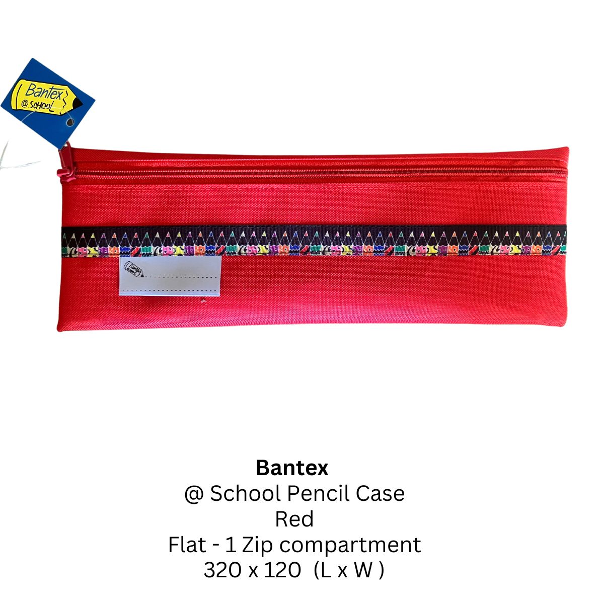 Bantex @ School Flat 32cm Pencil Bag