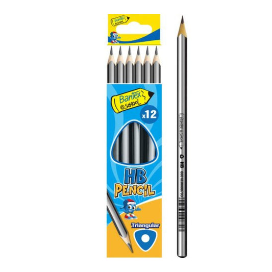Bantex Triangular HB Lead Pencil (Box of 12)