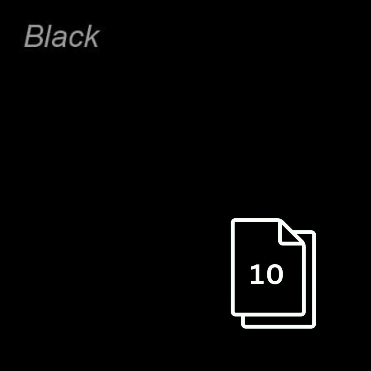 Bright Black Paper, Board & Envelopes