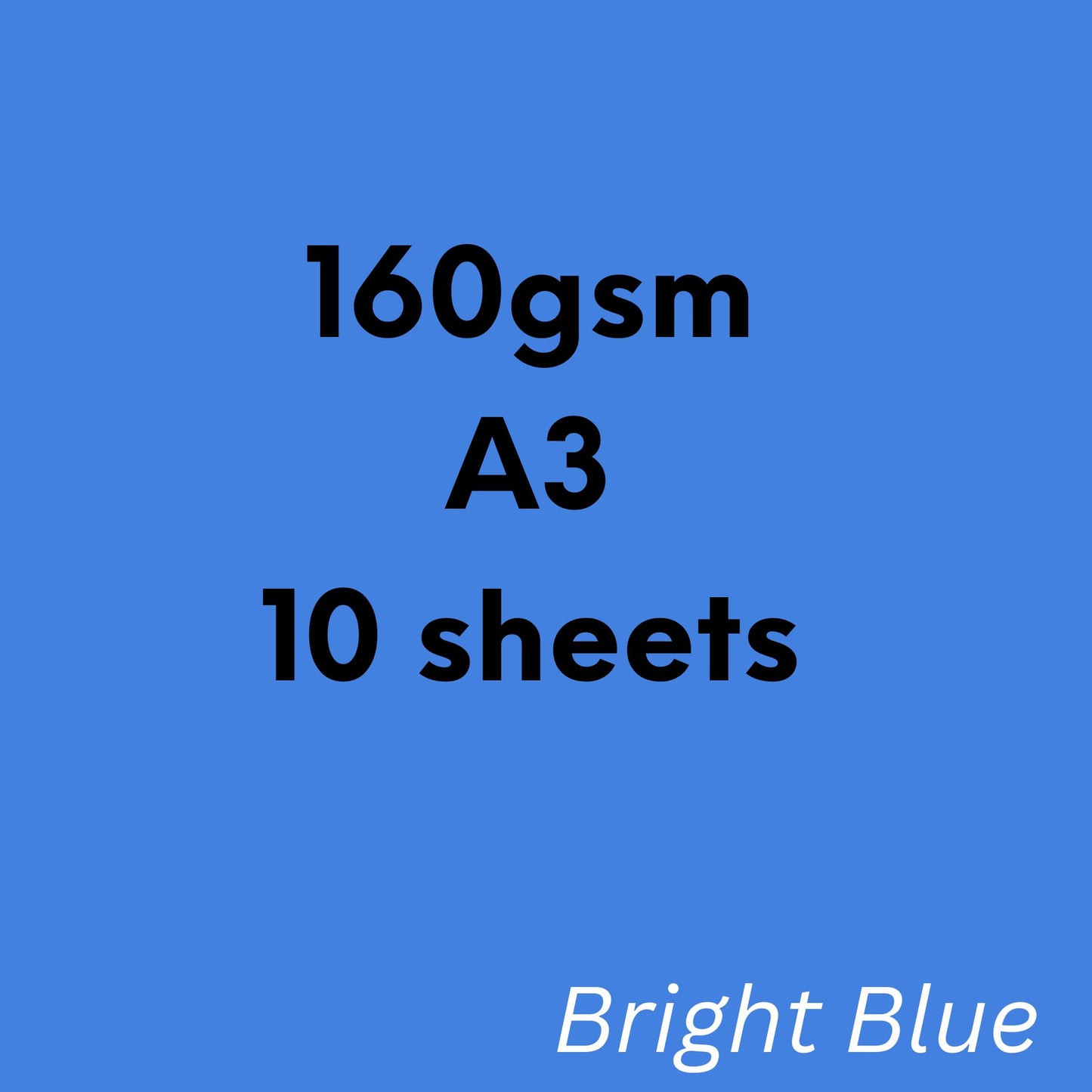 Bright Blue Paper, Board & Envelopes
