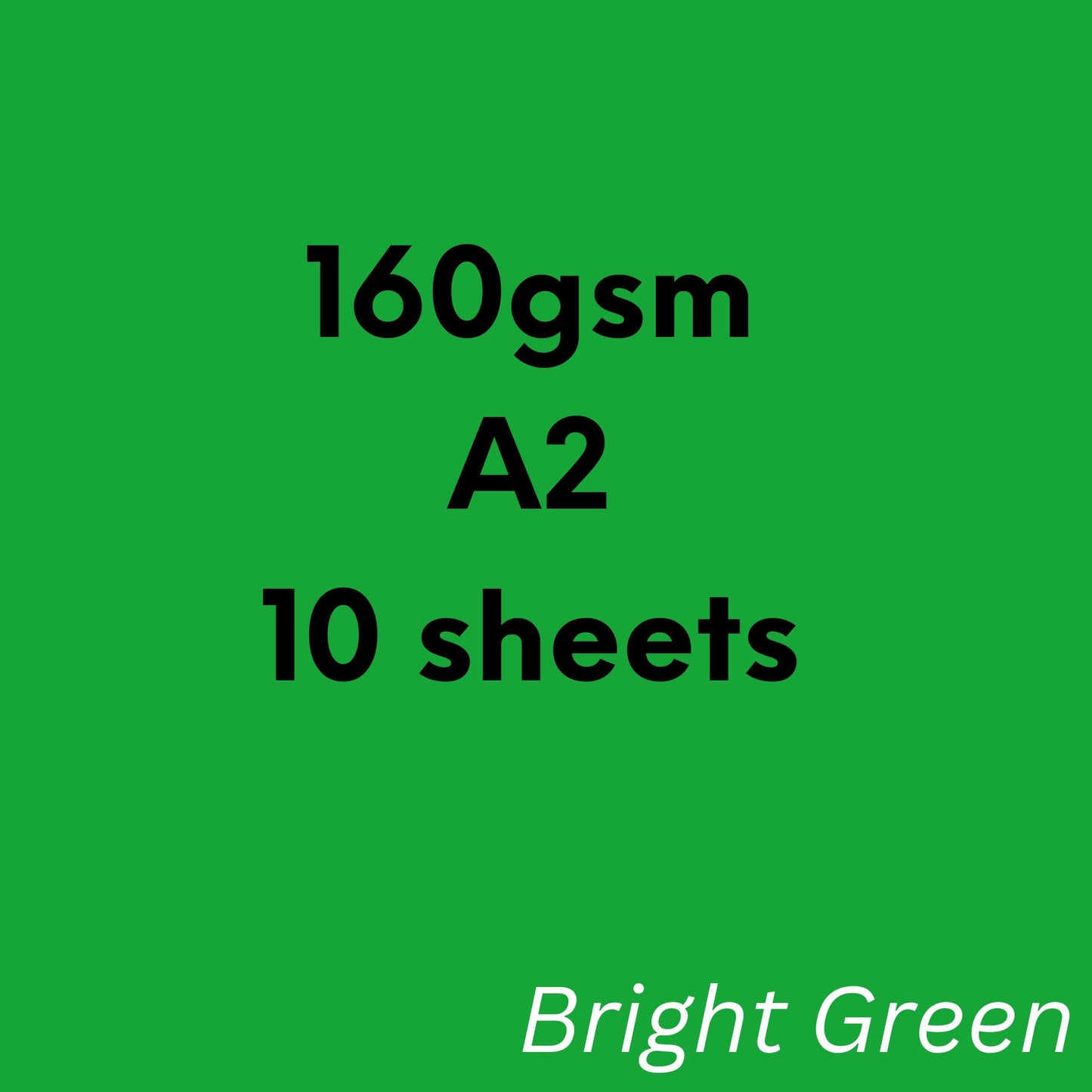 Bright Green Paper, Board & Envelopes