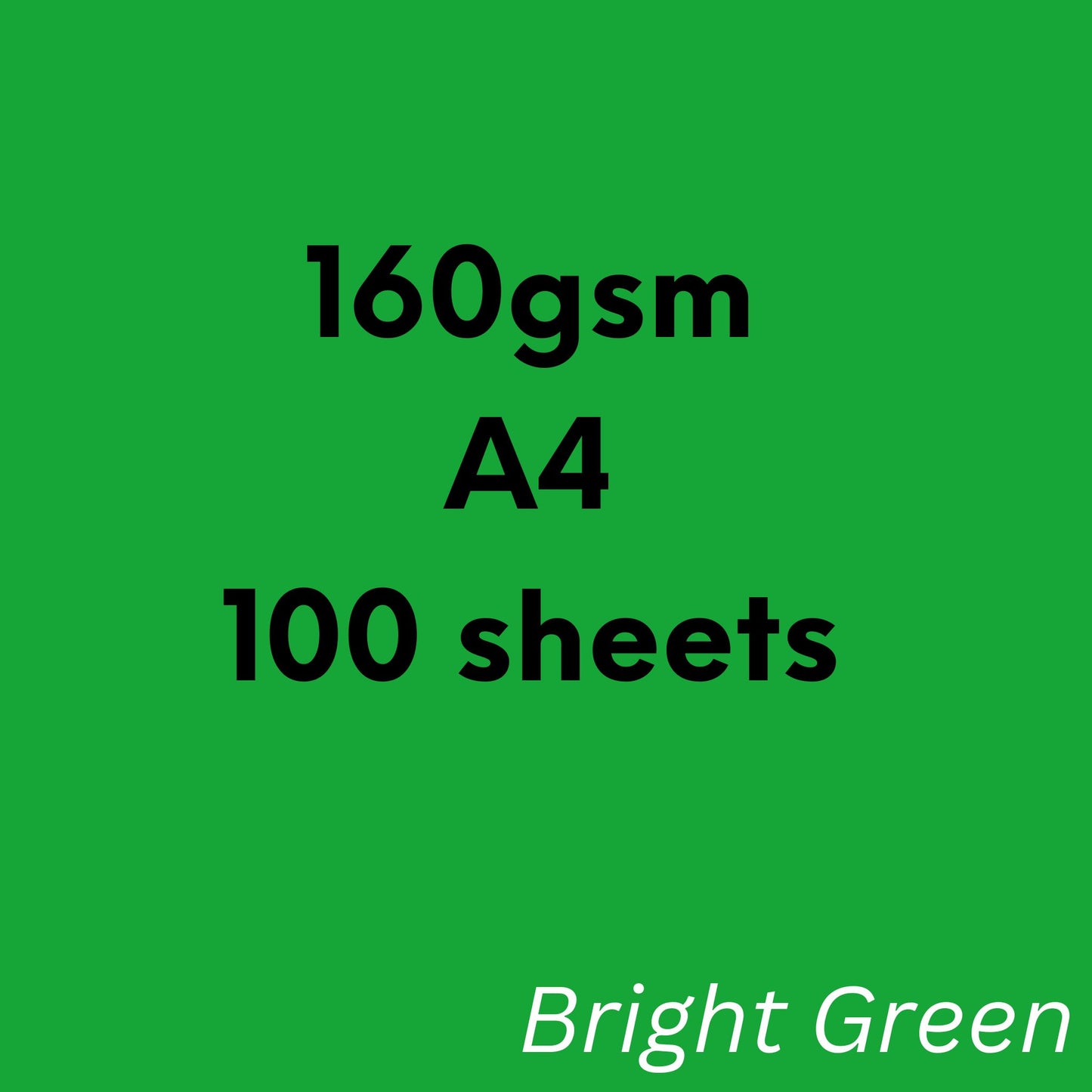Bright Green Paper, Board & Envelopes