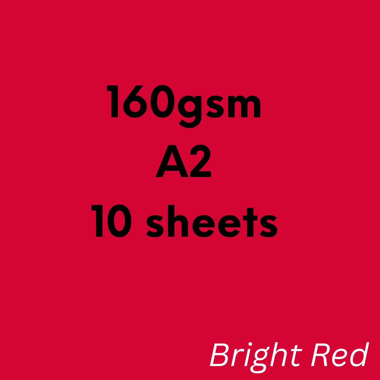Bright Red Paper, Board & Envelopes