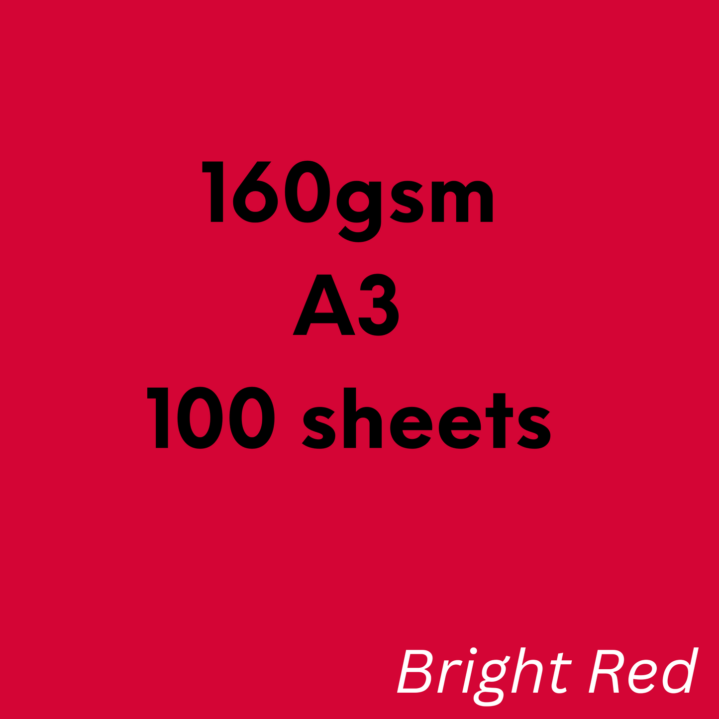 Bright Red Paper, Board & Envelopes
