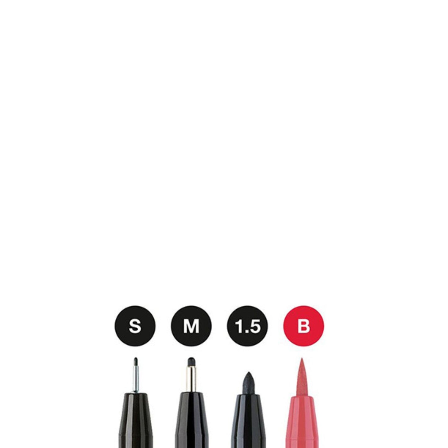 Faber-Castell 4 Pitt Artist (Hand Lettering) Pens (For the love of Letters)