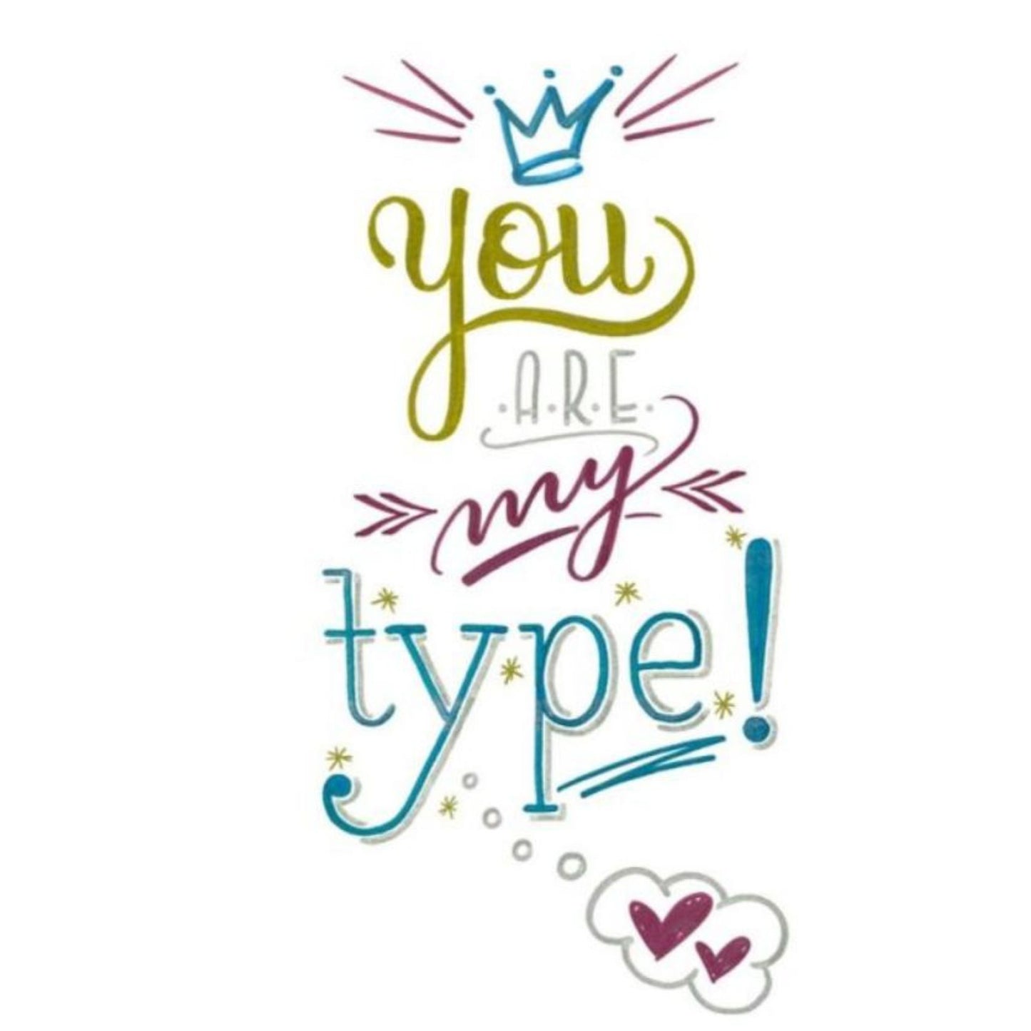 Faber-Castell 4 Pitt Artist (Hand Lettering) Metallic Pens (You are my type)