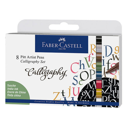 Faber-Castell 8 Pitt Artist (Calligraphy) Pens