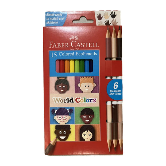 Faber-Castell World Coloured EcoPencils - 15's