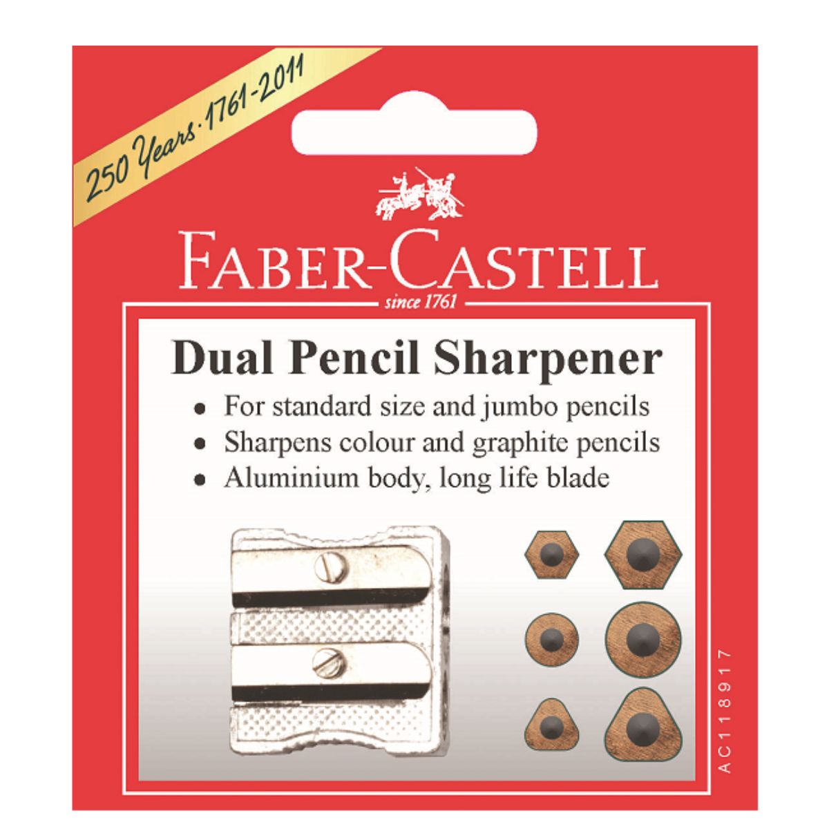 Faber-Castell Metal Dual Pencil Sharpener
