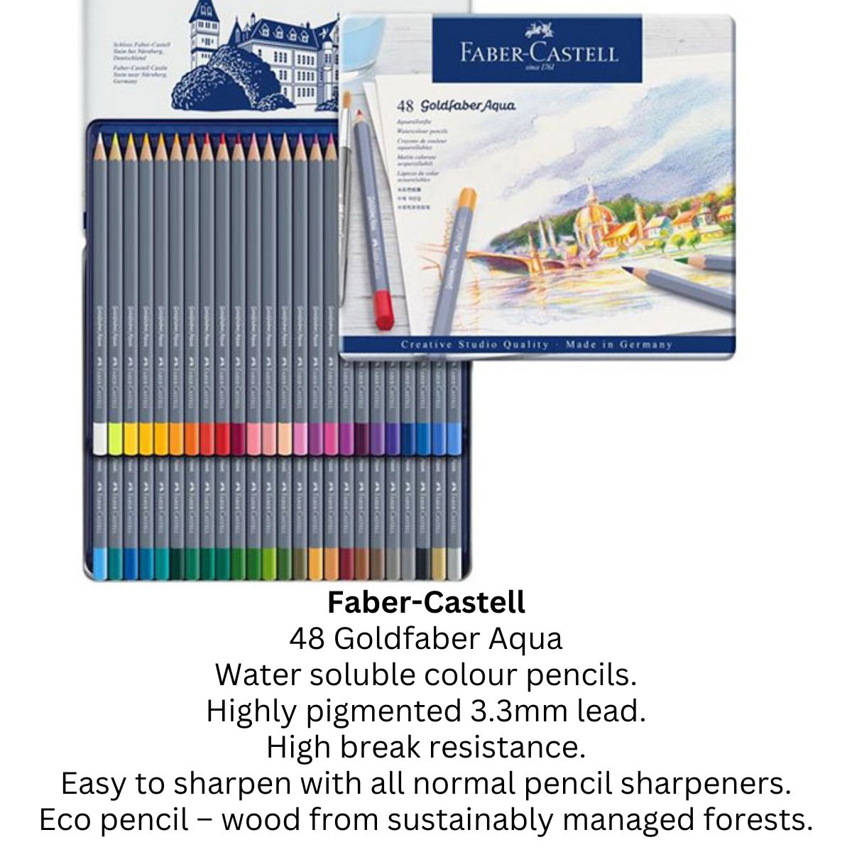 Faber-Castell Goldfaber Aqua Watercolour Tins