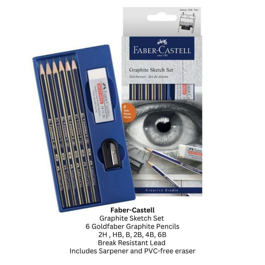 Faber-Castell Graphite Sketch Set of 6