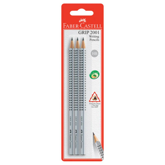 Faber-Castell Triangular Grip HB 3 Pack