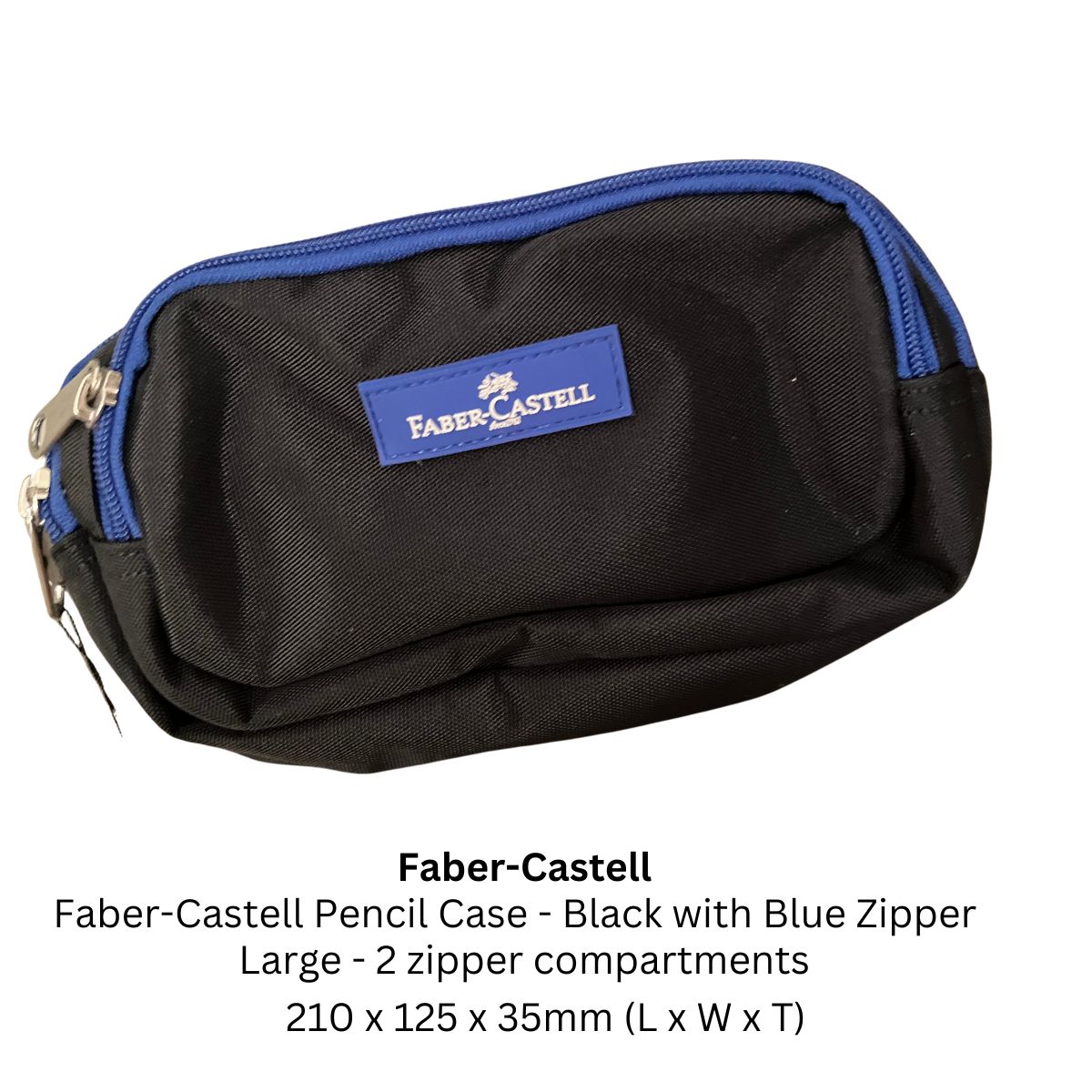 Faber-Castell Large Pencil Case - 2 Compartments