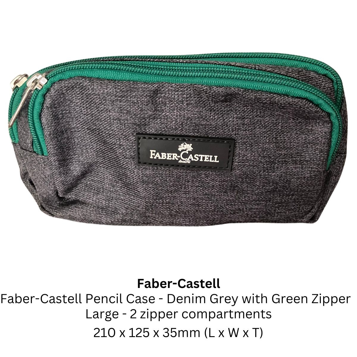 Faber-Castell Large Pencil Case - 2 Compartments