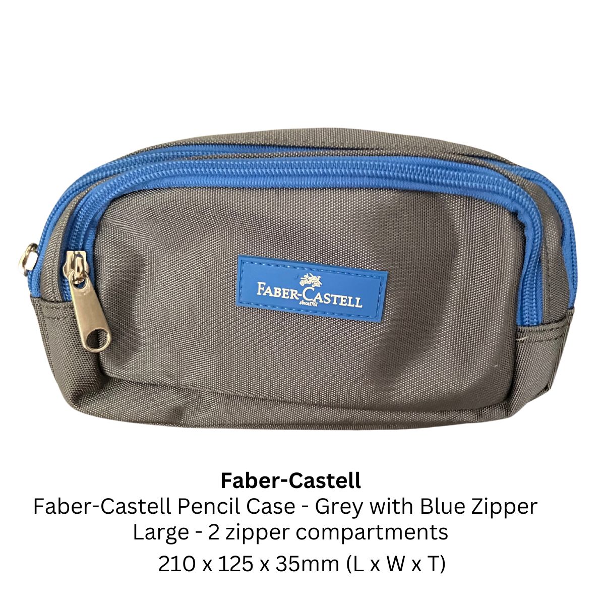 Faber-Castell Large Pencil Case - 2 Compartments