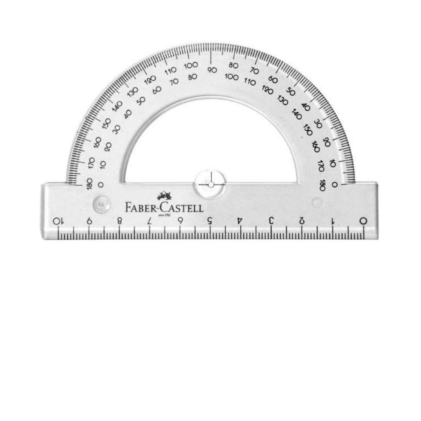 Protractor, 90 degree, 10cm - Faber-Castell