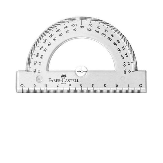 Protractor, 90 degree, 10cm - Faber-Castell