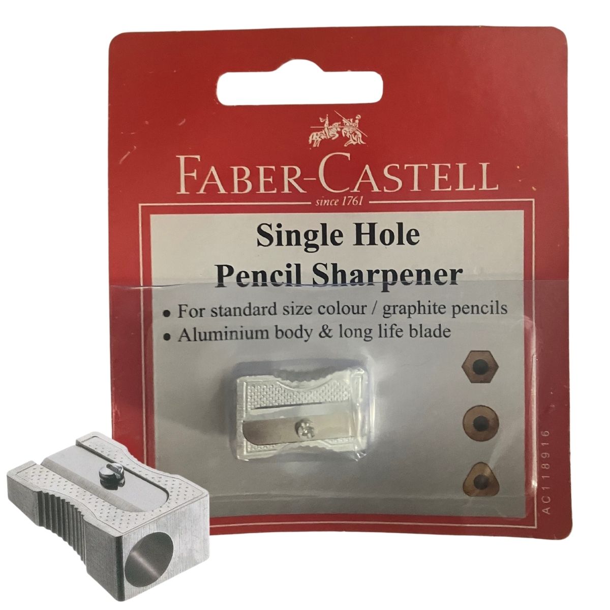 Faber-Castell Metal Single Hole Sharpener