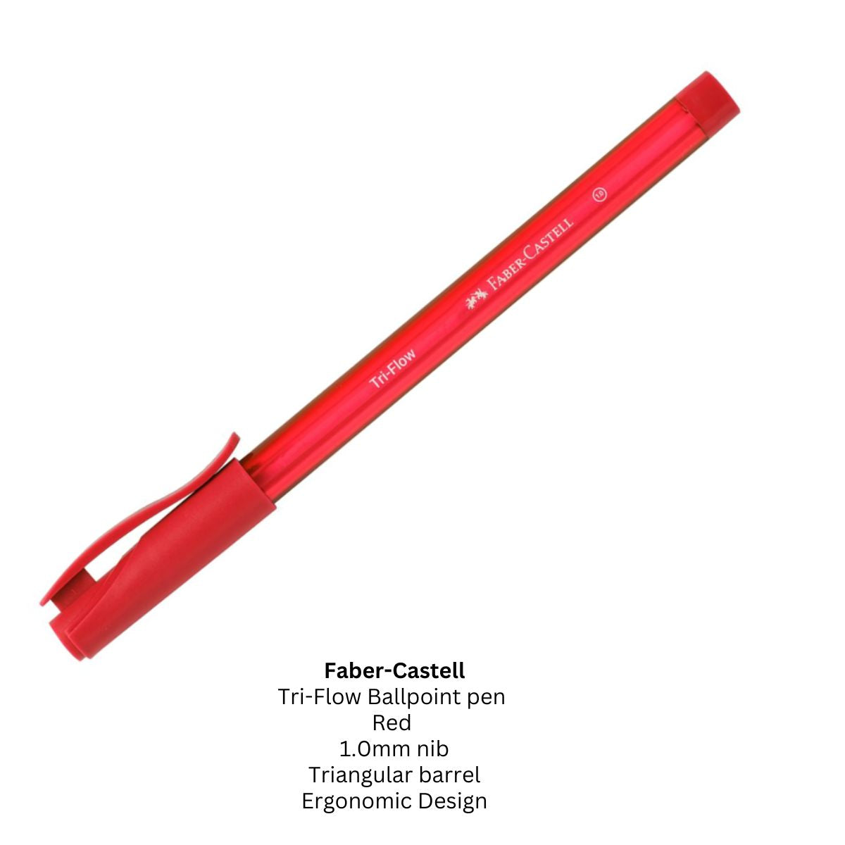 Faber-Castell Tri-Flow Ball Point Pen (1mm)
