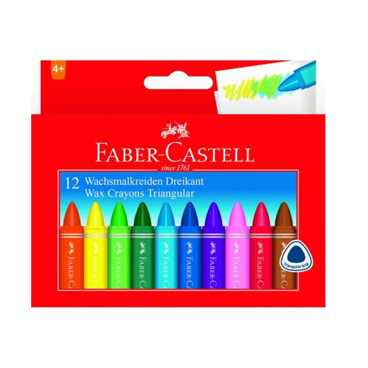 FABER-CASTELL Triangular Wax Crayons