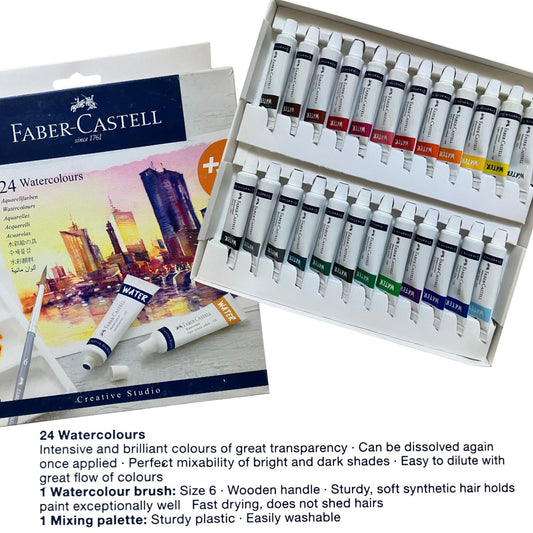 Faber-Castell Water Colour Tubes - 9ml