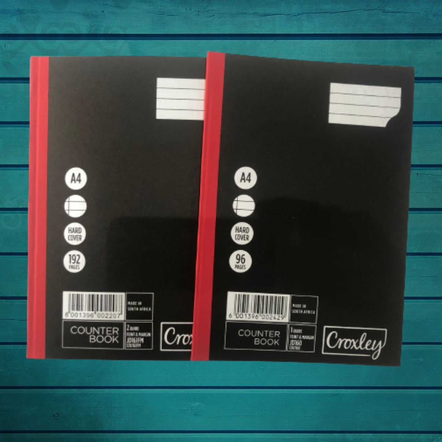 A4 3 Quire Hard Cover Exercise Books - 288 Page