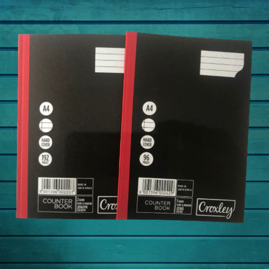 A4 1 Quire Hard Cover Exercise Books - 96 Page