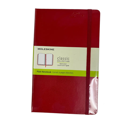 Moleskine Plain Notebook - Medium (Red)