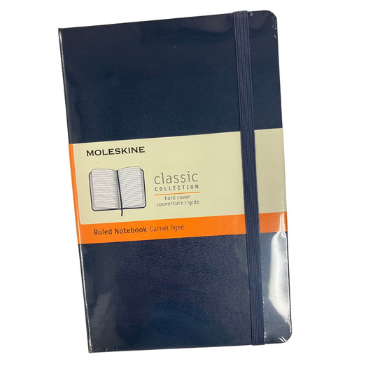 Moleskine Ruled Notebook - Large (Blue)