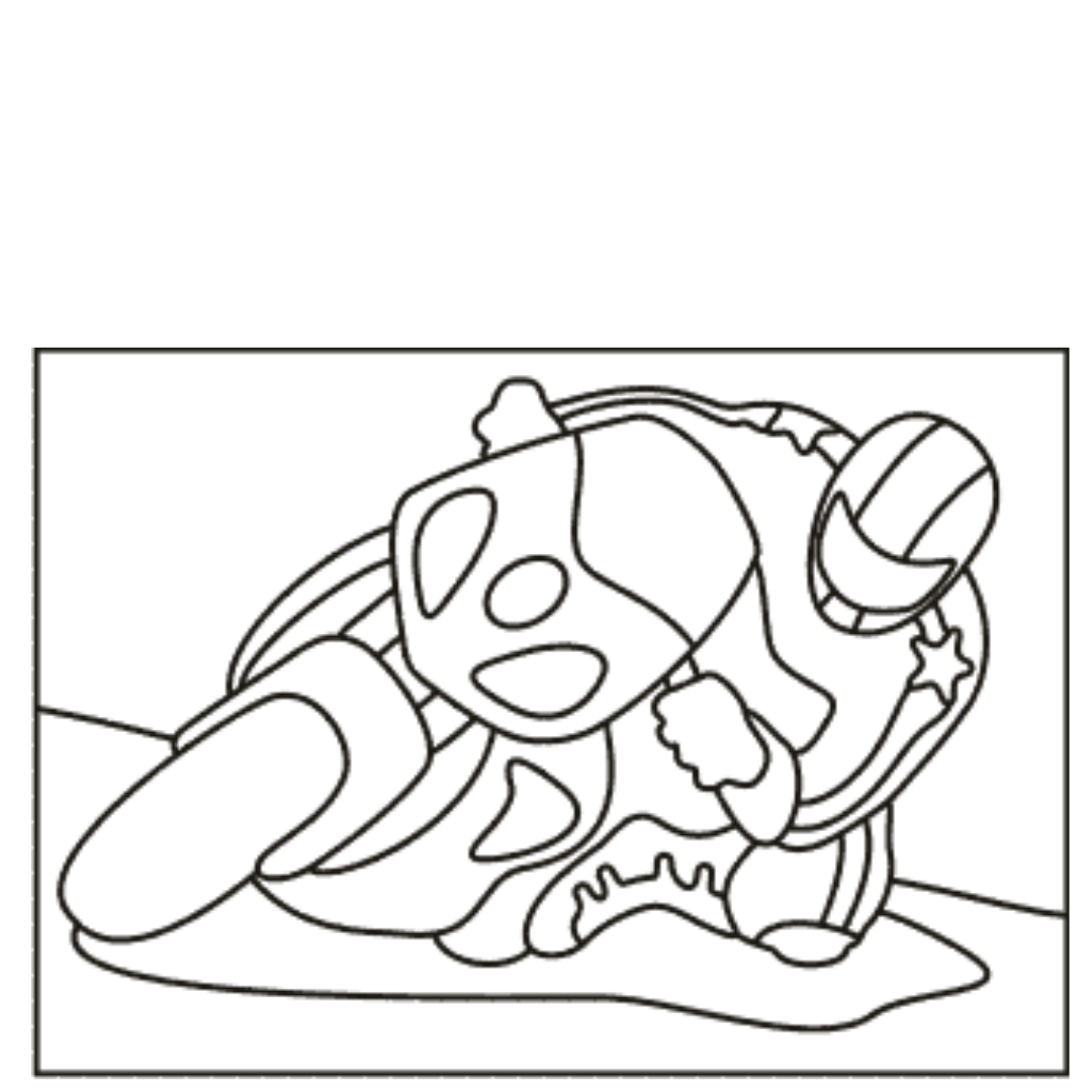 (Sand Art Card) Motorbike