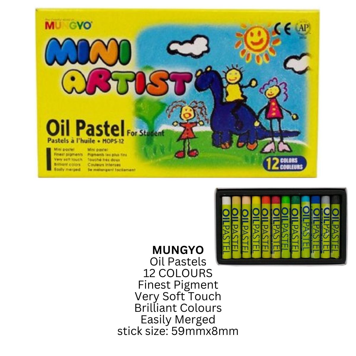 Mungyo Mini Artist Oil Pastels