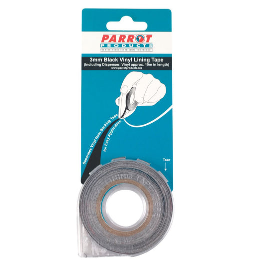 Parrot Vinyl Lining Tape - 10mx3mm - Assorted Colours