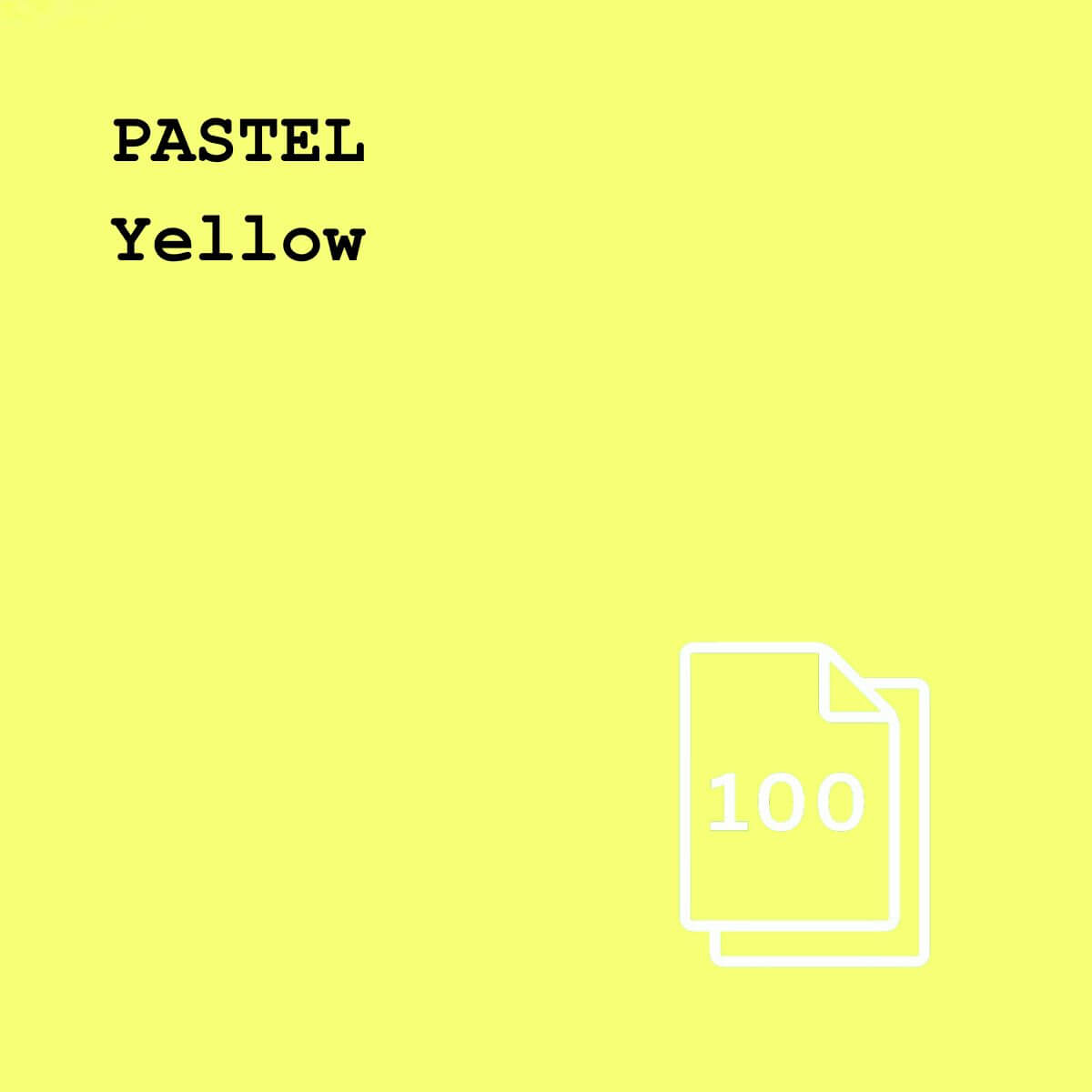Pastel Yellow Paper, Board & Envelopes