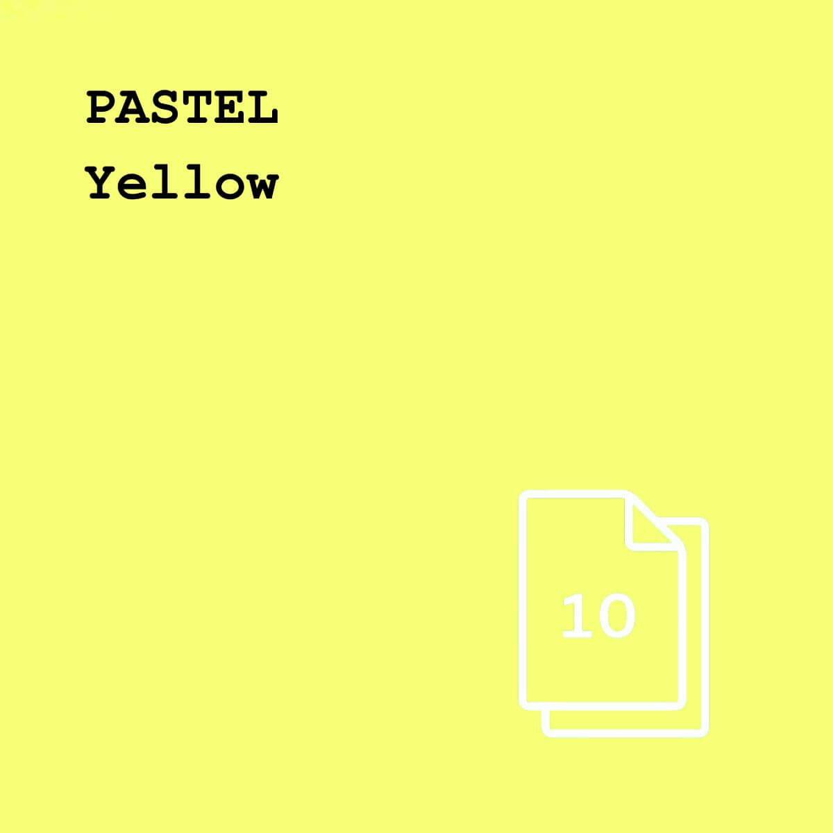 Pastel Yellow Paper, Board & Envelopes