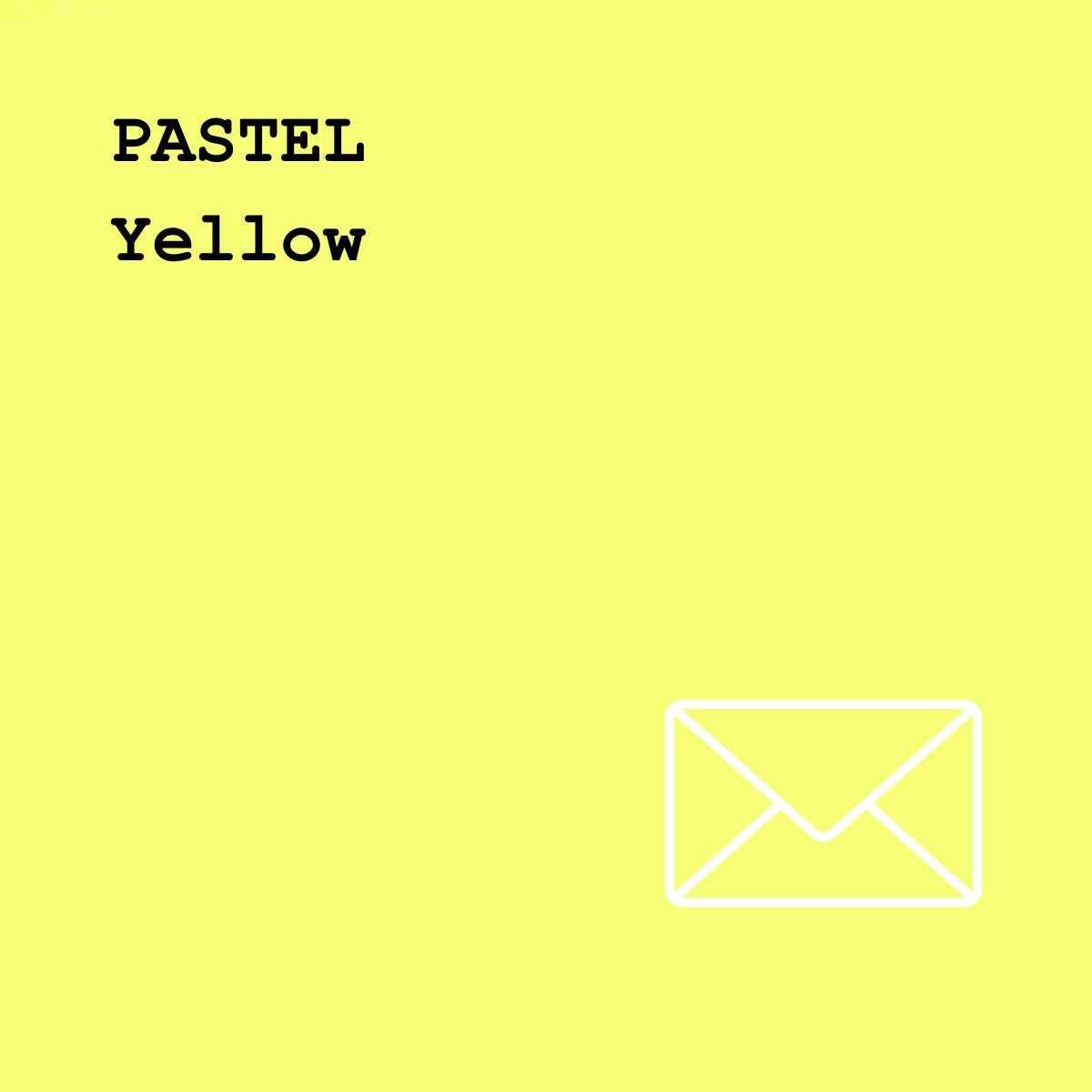 Pastel Yellow Paper, Board & Envelopes