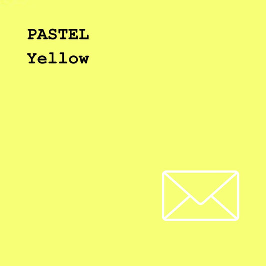 Pastel Yellow Paper, Board & Envelopes