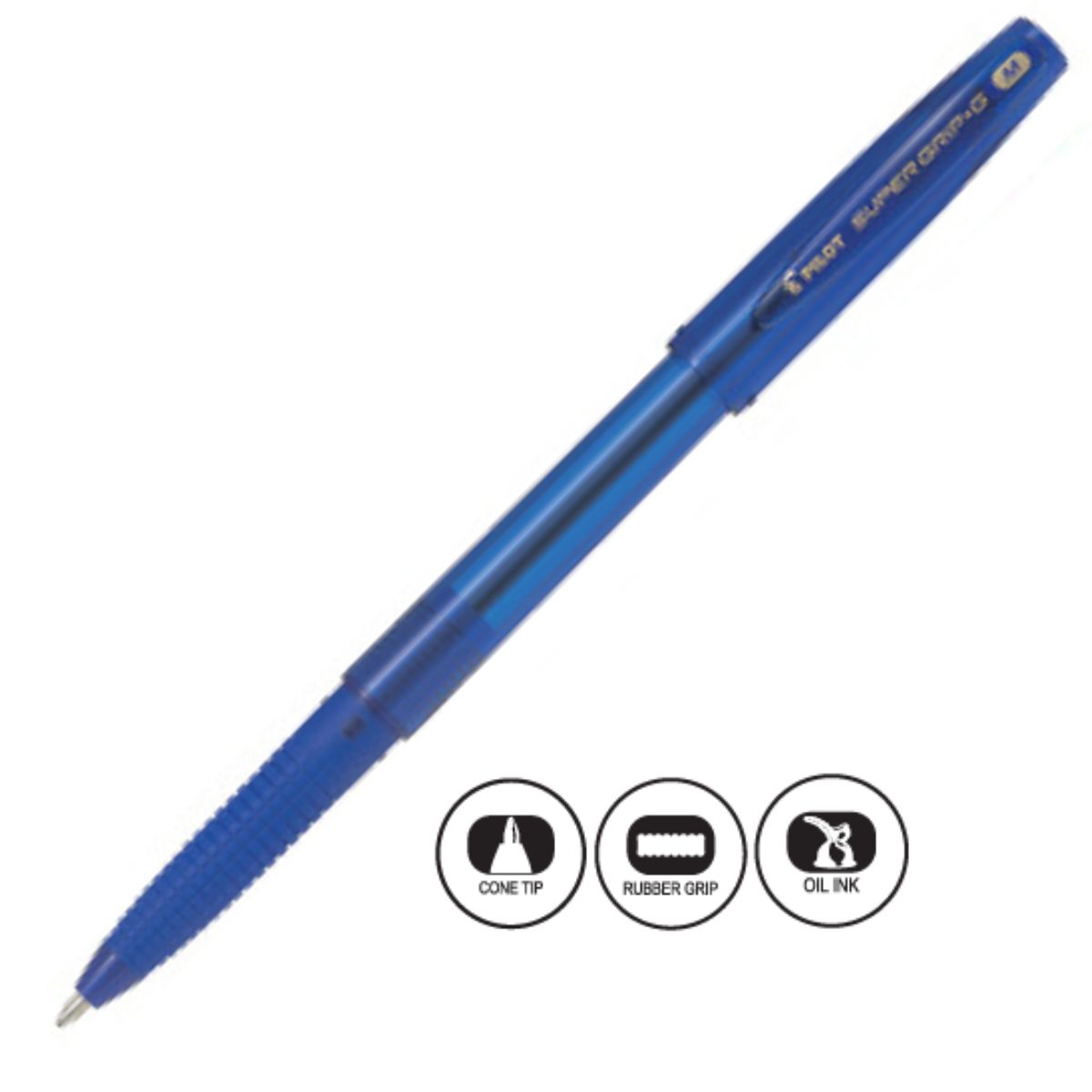 Pilot Super Grip G (Capped) Ball Point Pen