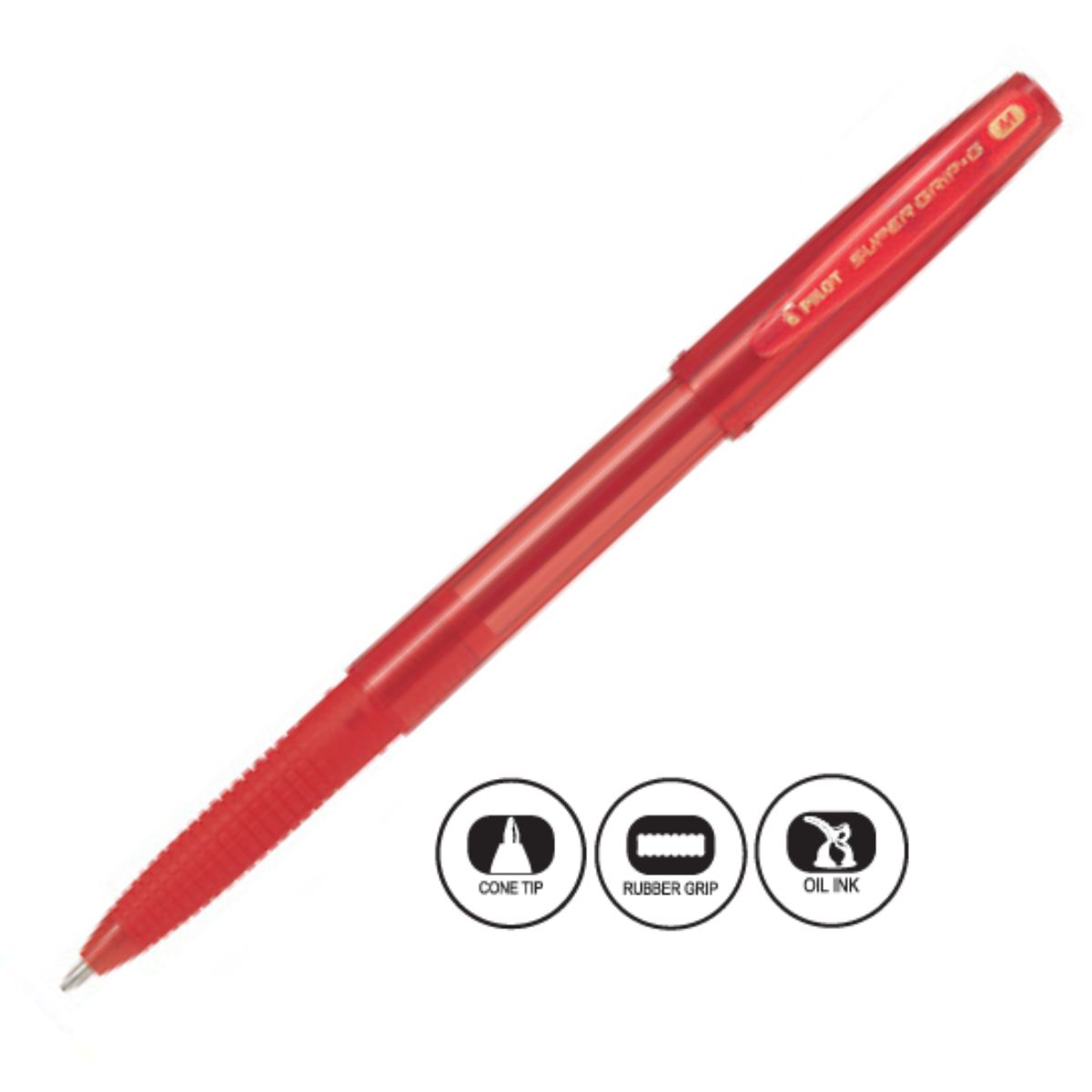 Pilot Super Grip G (Capped) Ball Point Pen